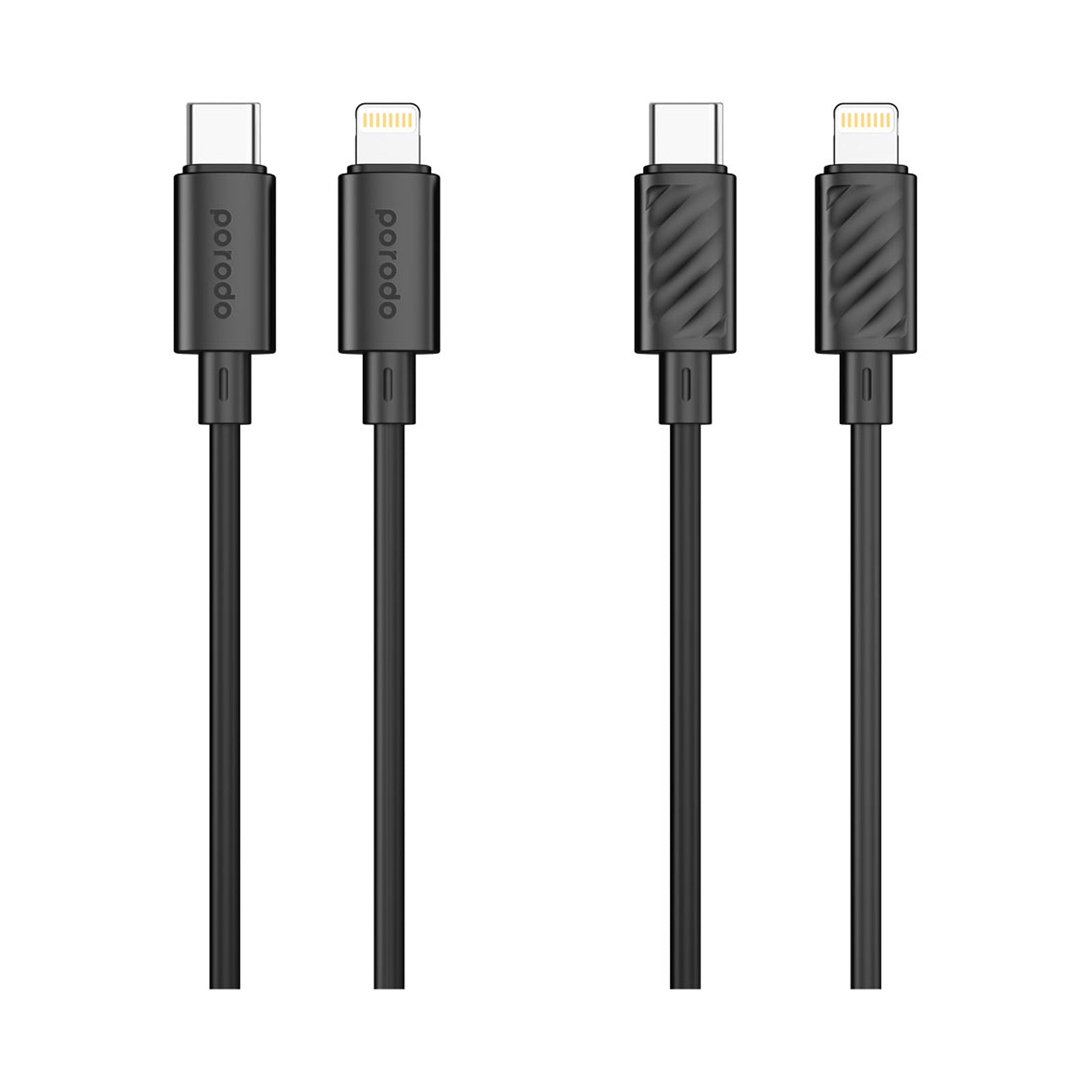 Porodo Blue 20W PD Type C to Lightning PVC Cable 1.2M